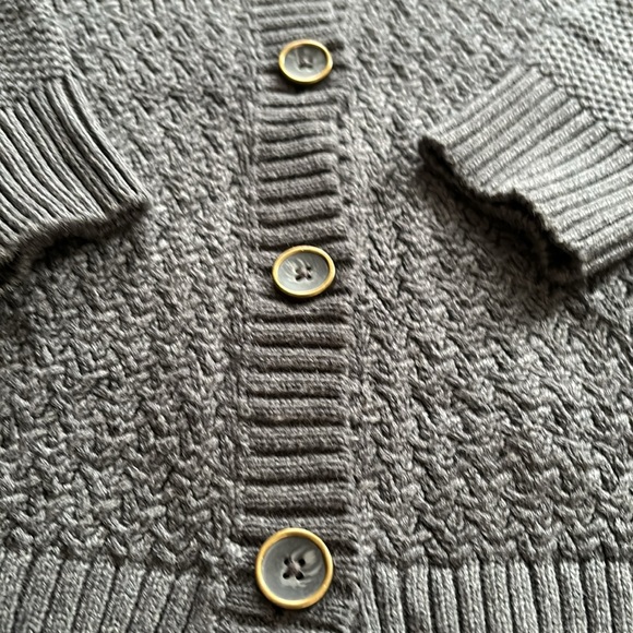 LL Bean Grey Cardigan - Picture 3 of 9